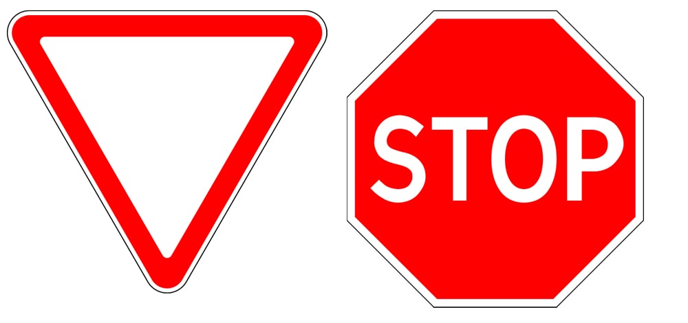 2.5 движение без остановки. Движение без остановки запрещено дорожный знак. Знак 2.5 ПДД. Дорожные знаки приоритета движение без остановки запрещено. 2.5 Движение без остановки запрещено.