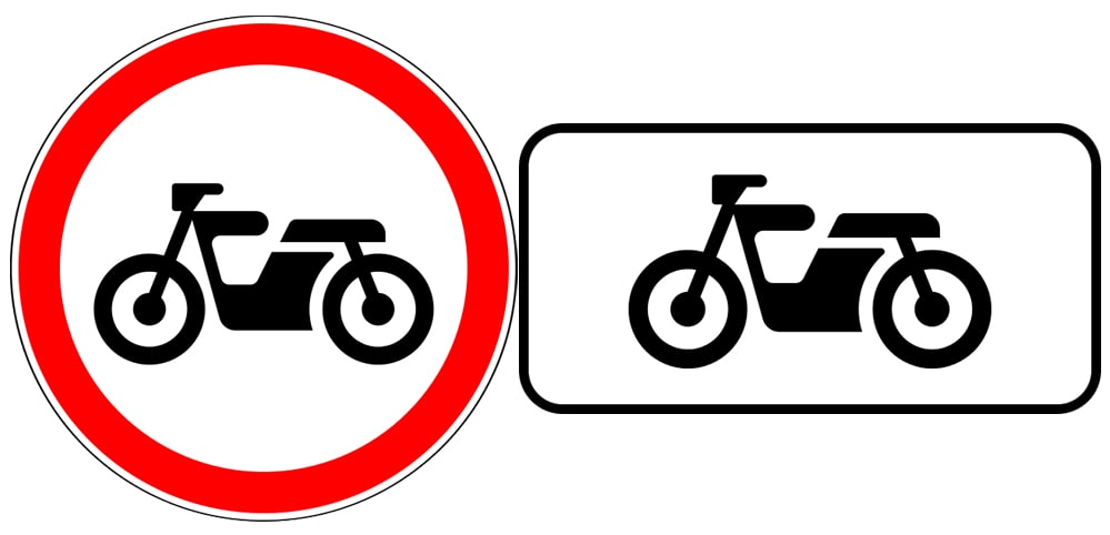 Знак мотоцикл в круге. Дорожный знак мотоцикл. Дорожные знаки для мопедов. Знак парковка для мотоциклов. Знак движение мопедов.